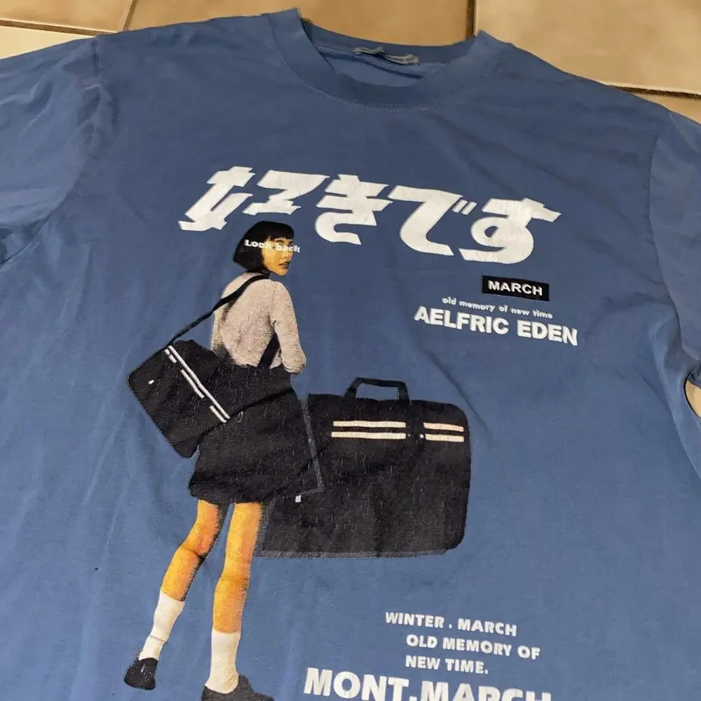 Aelfric Eden Men's Graphic T-Shirt XL Mont.March Designer Oversized Streetwear